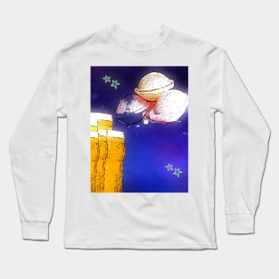 Flying saucers bywhacky Long Sleeve T-Shirt